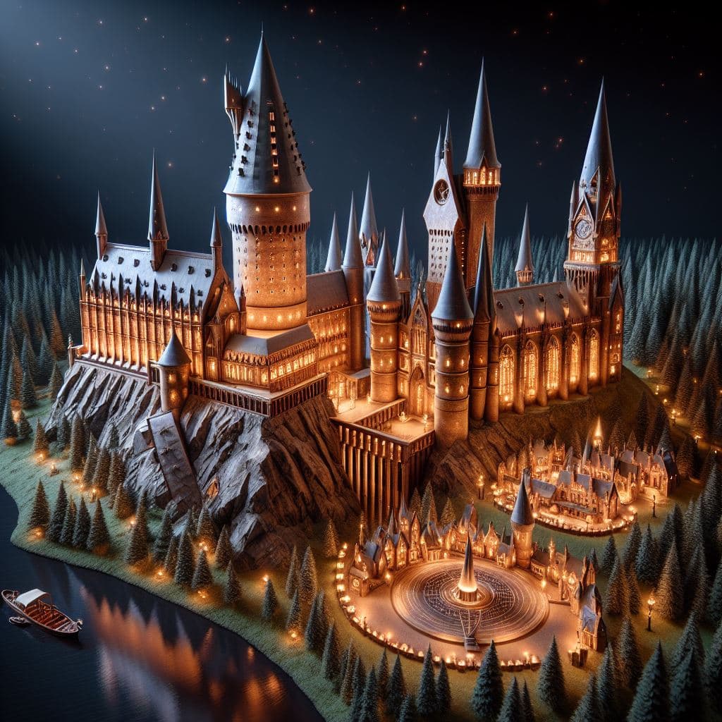 Wizarding World world illustration - Low Fantasy theme