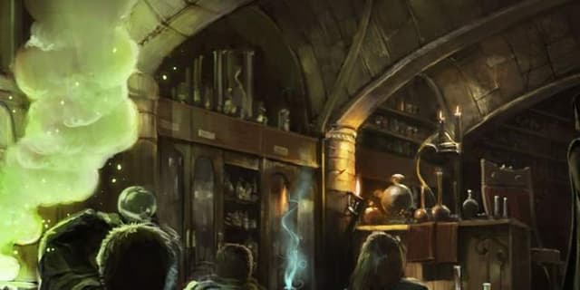 Salle de cours de potions