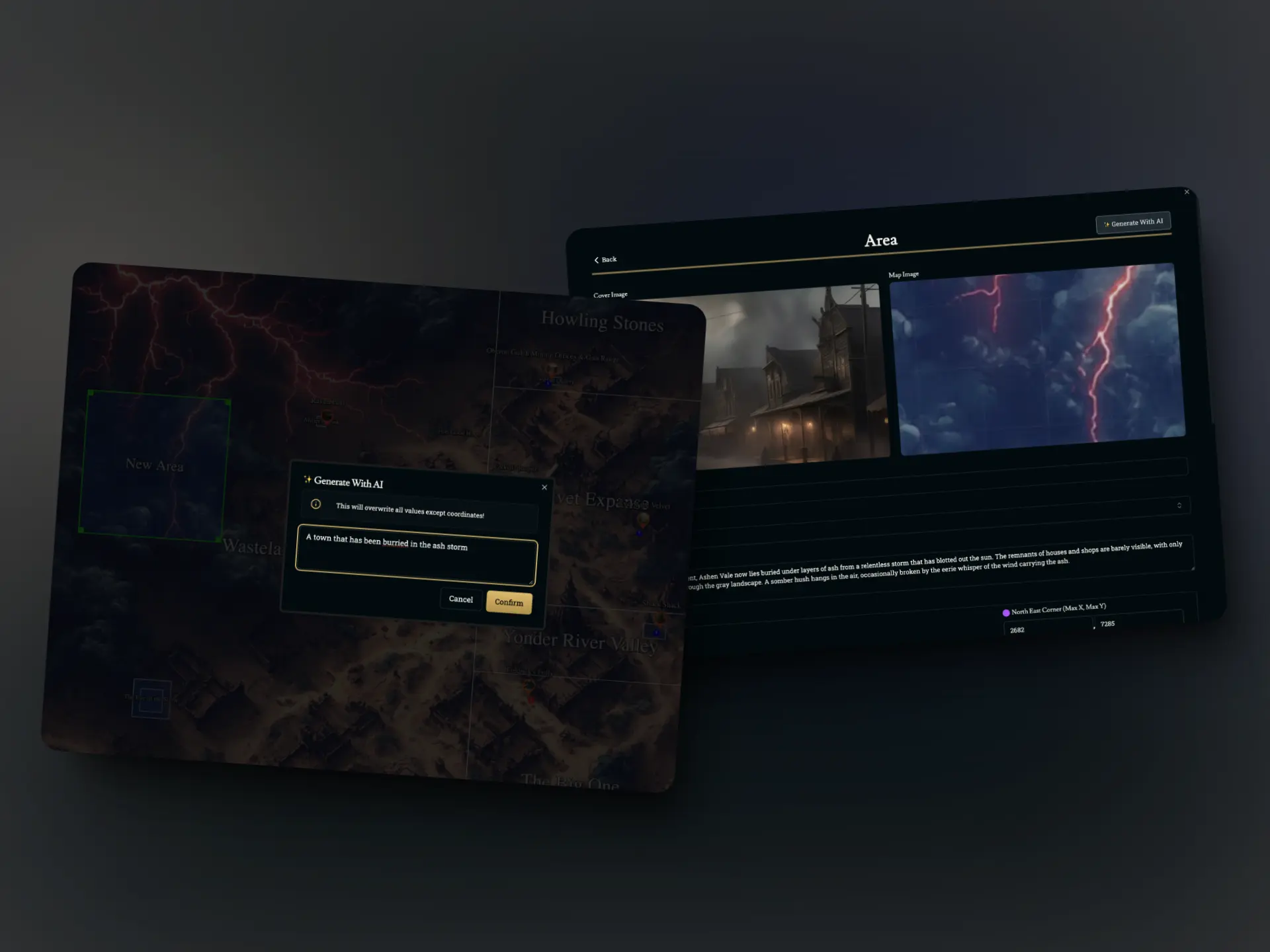 AI Location Generation Process