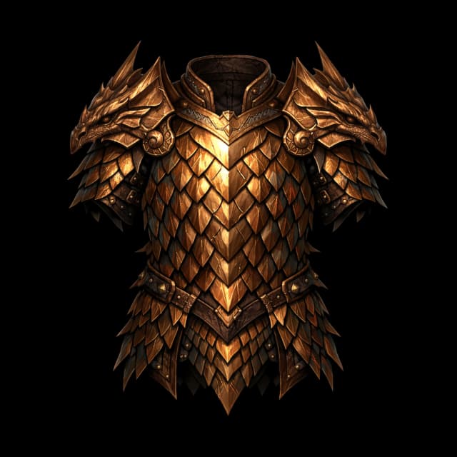 Bronze Dragon Scale Mail