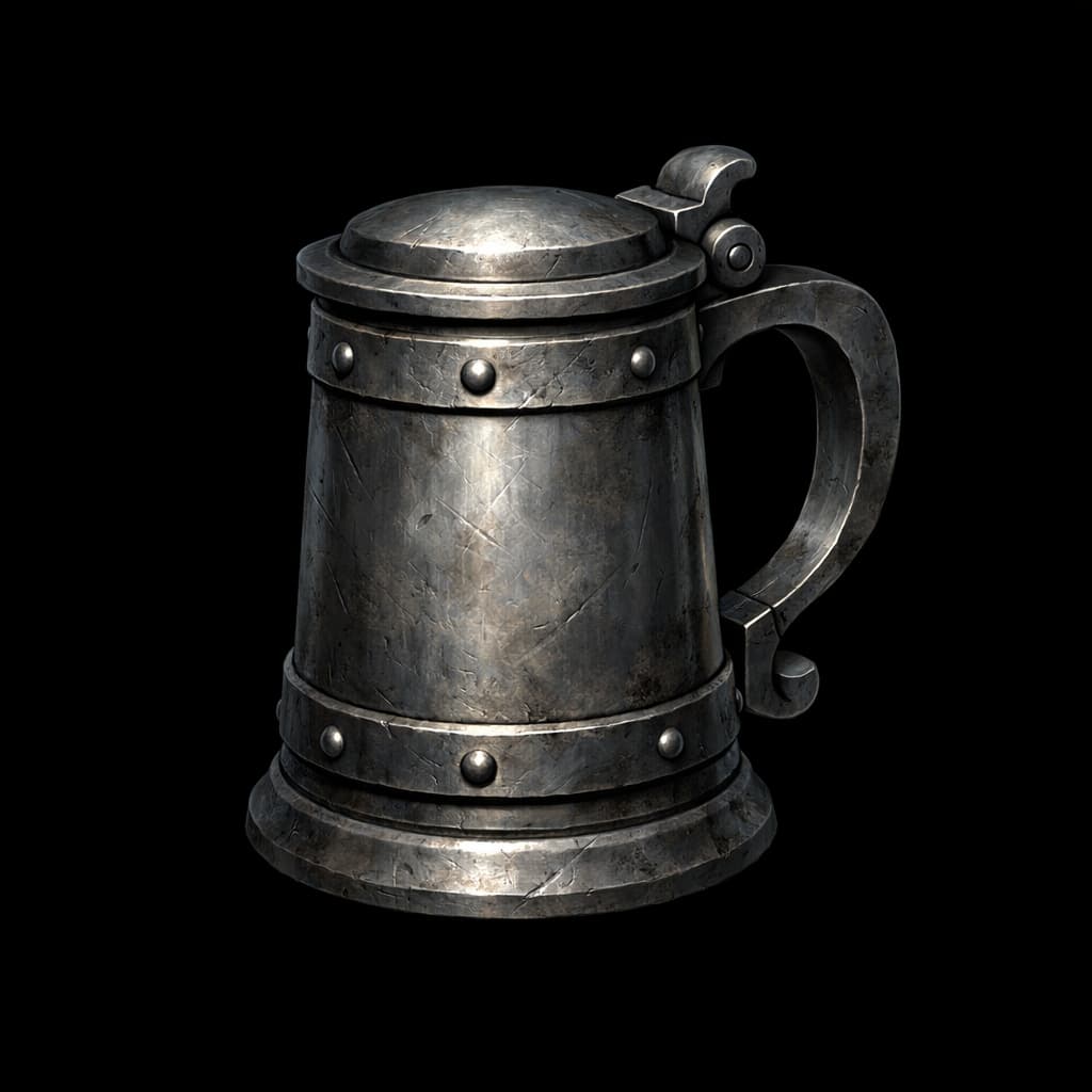 Flask or tankard