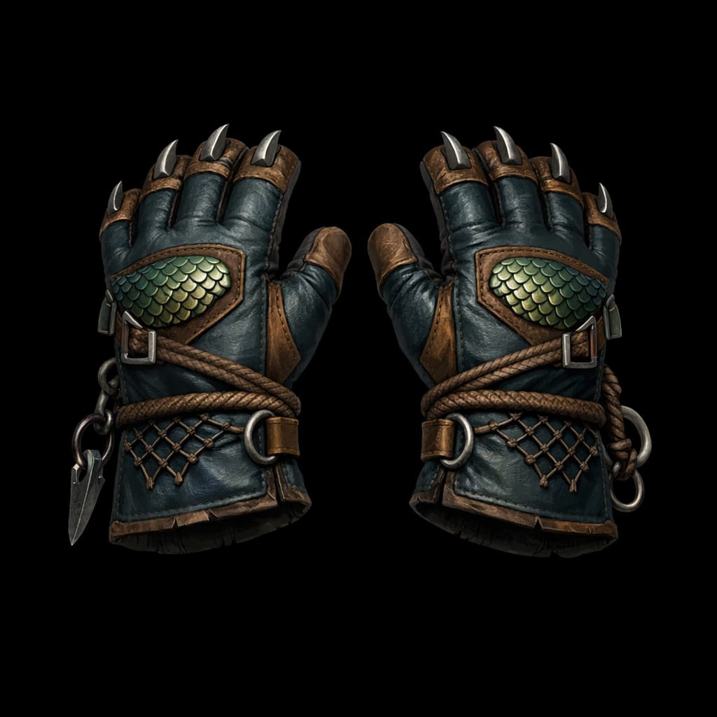 Gloves of Swimming and Climbing