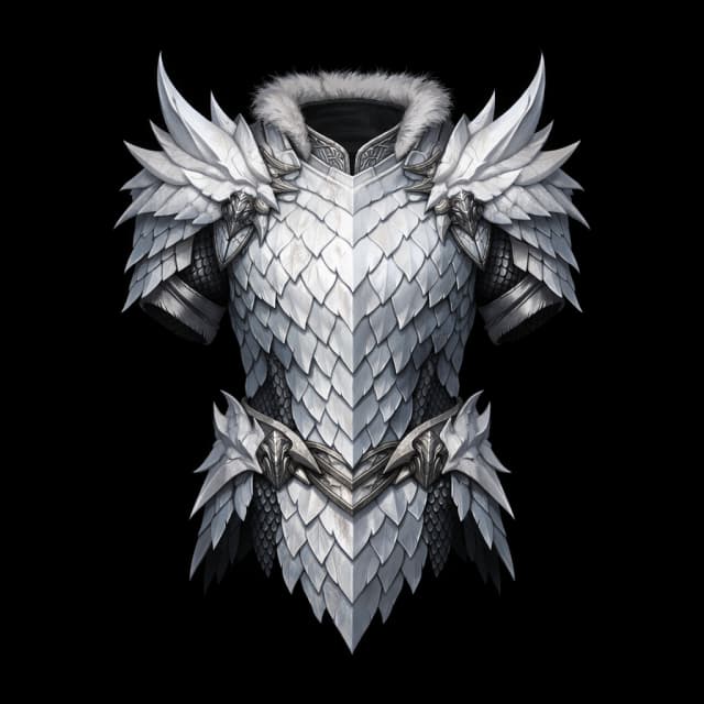 White Dragon Scale Mail