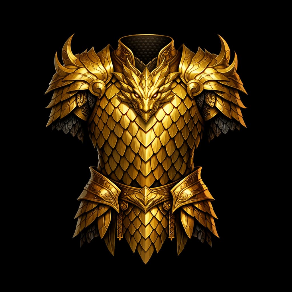 Gold Dragon Scale Mail