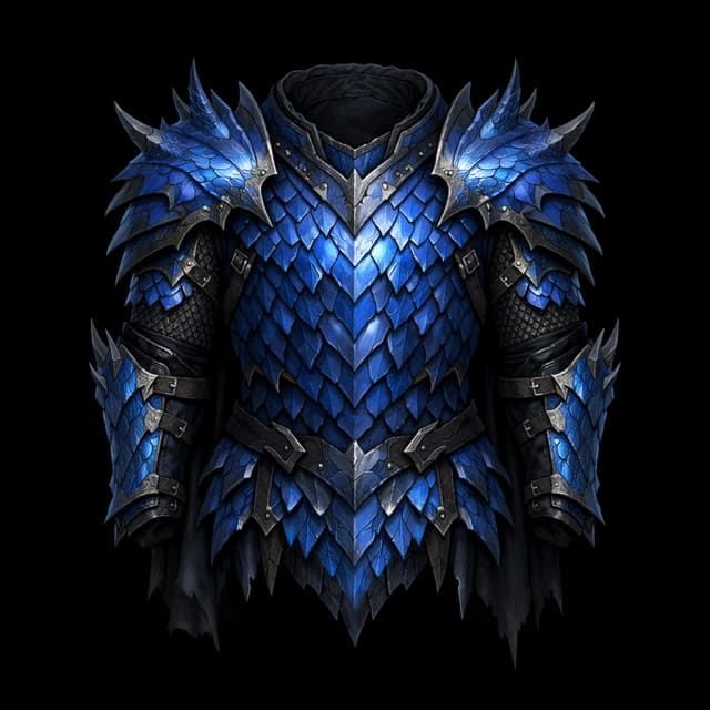 Blue Dragon Scale Mail