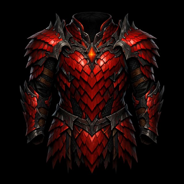 Red Dragon Scale Mail