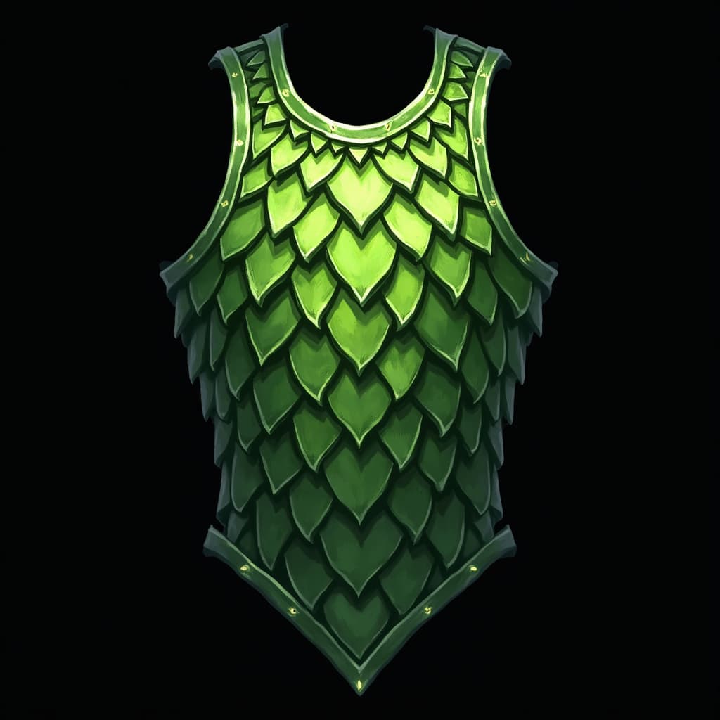 Green Dragon Scale Mail