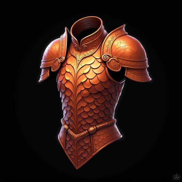 Copper Dragon Scale Mail