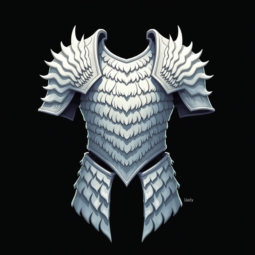 White Dragon Scale Mail