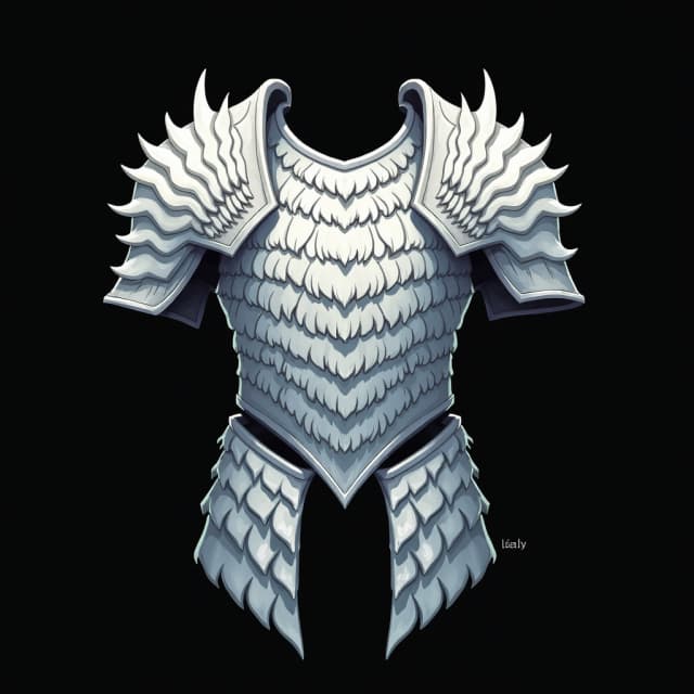 White Dragon Scale Mail