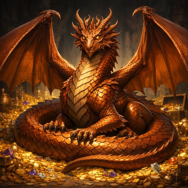 Adult Copper Dragon