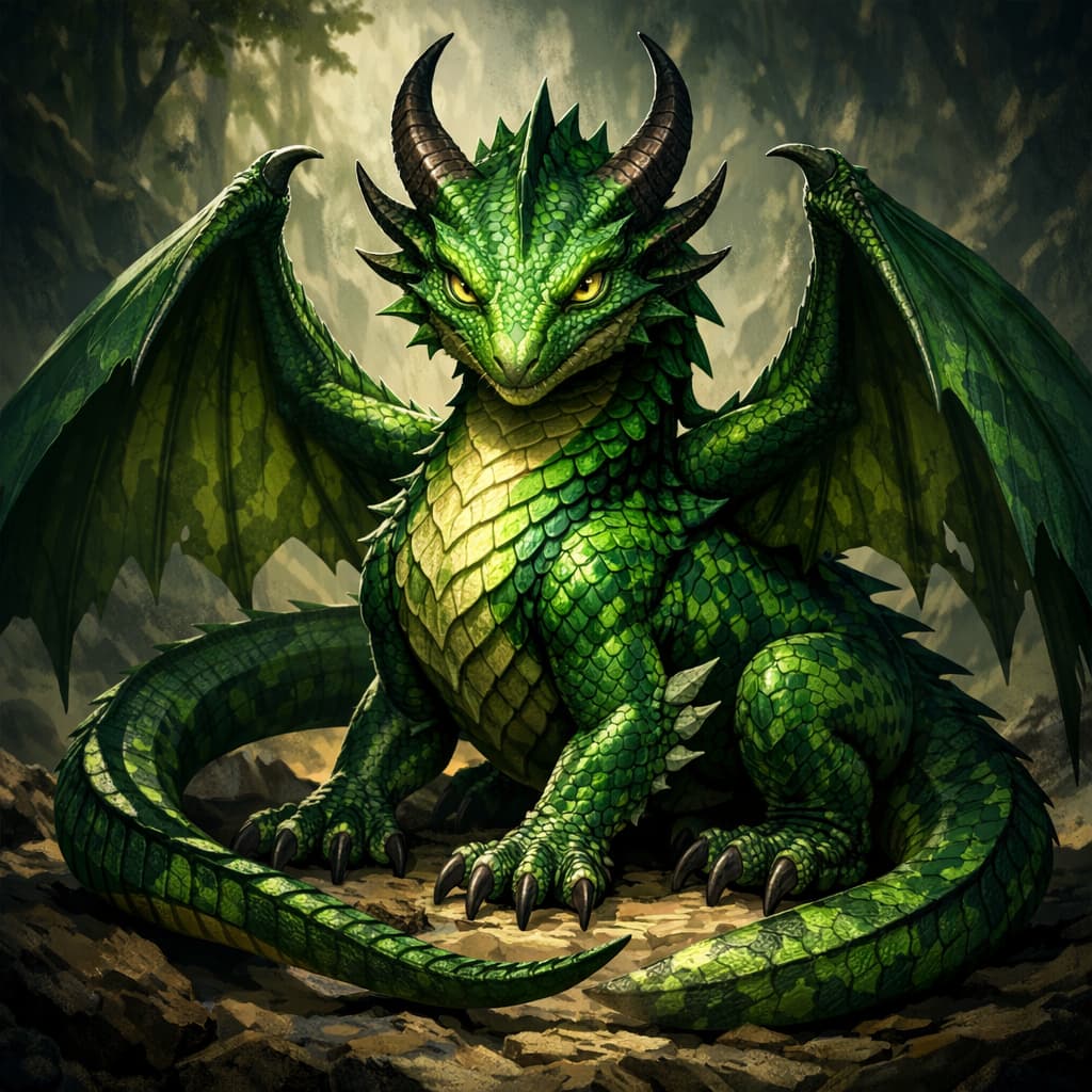Young Green Dragon