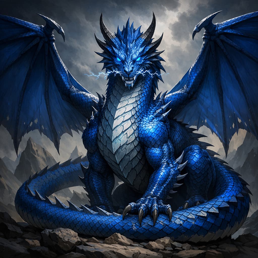 Adult Blue Dragon