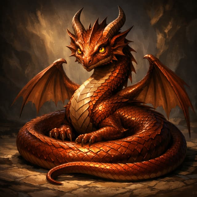 Young Copper Dragon