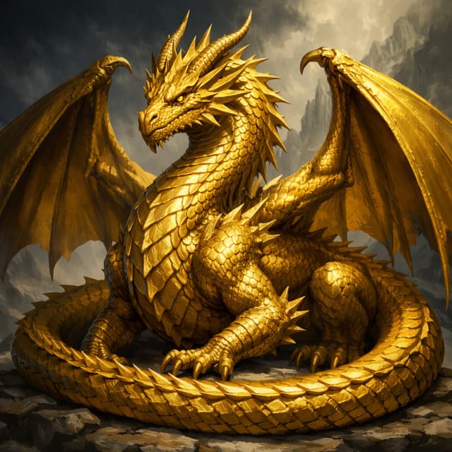 Adult Gold Dragon