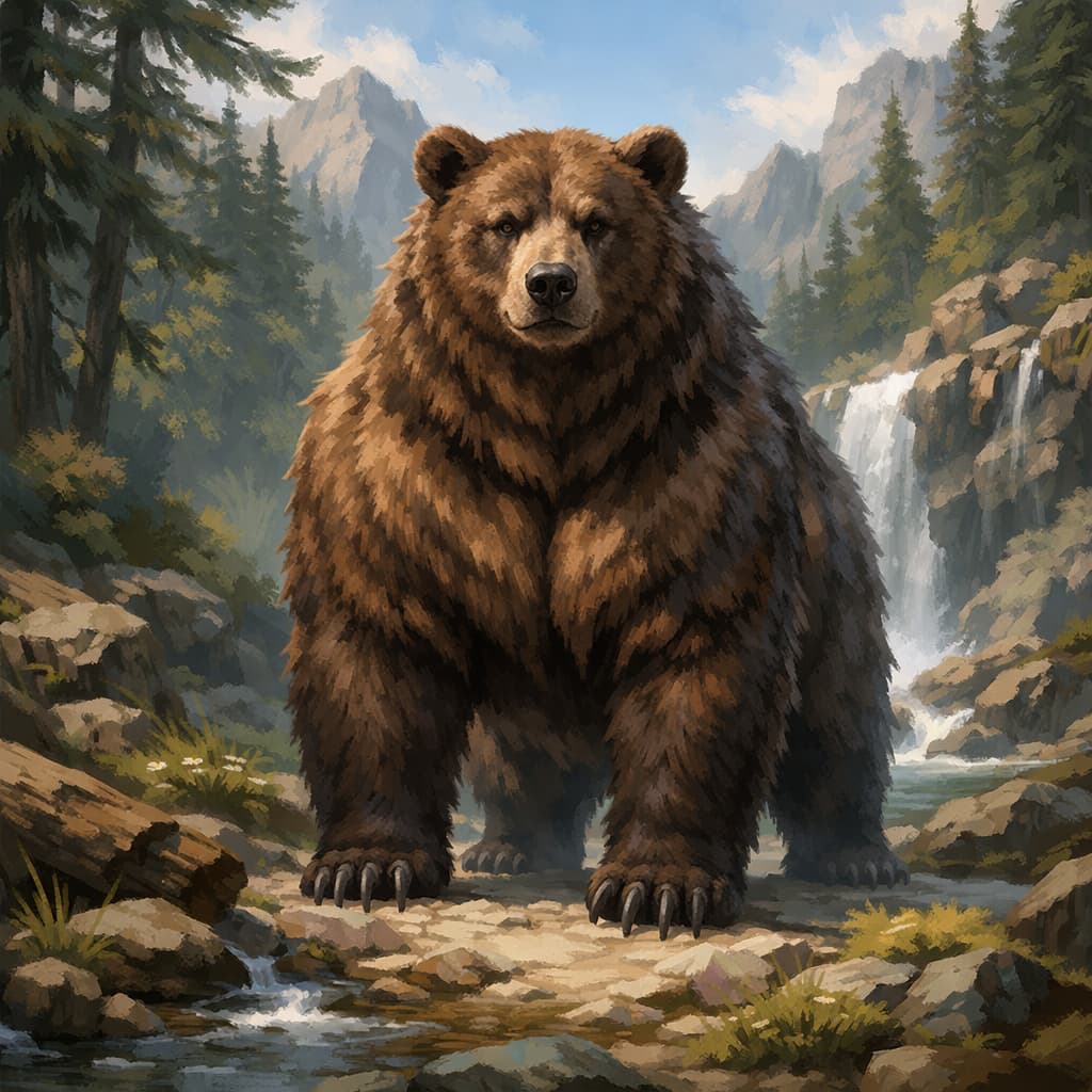 Werebear, Bear Form