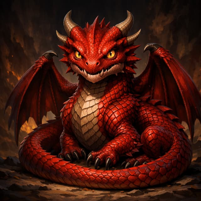 Red Dragon Wyrmling