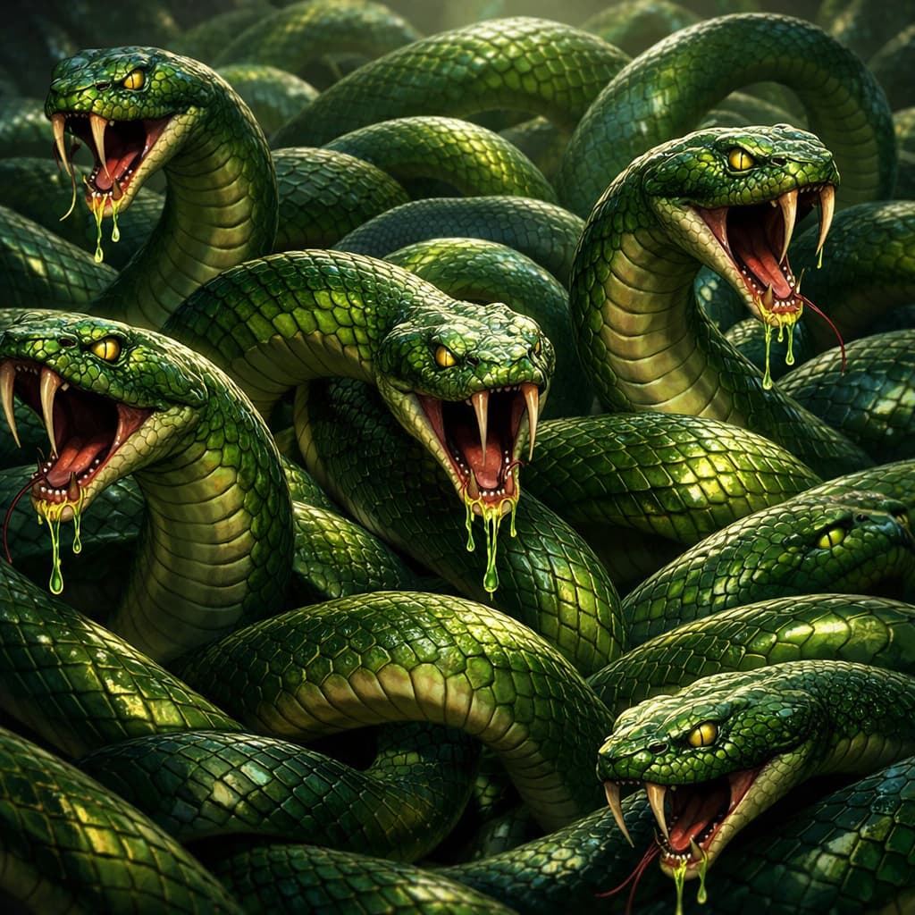 Swarm of Poisonous Snakes