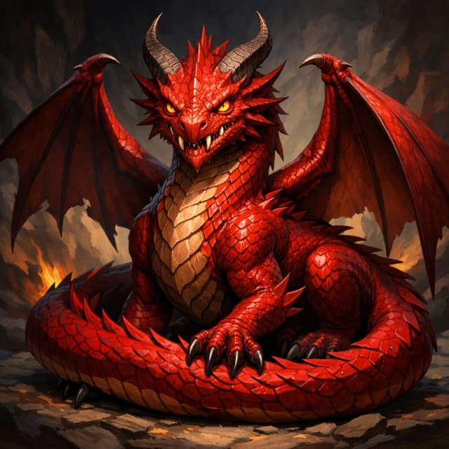 Young Red Dragon