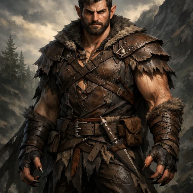 Werebear, Human Form