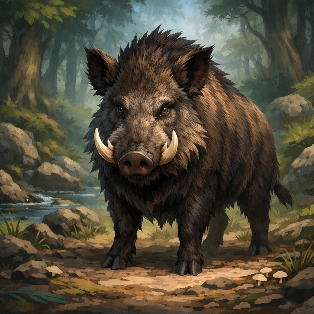 Wereboar, Boar Form