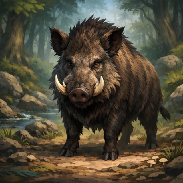 Wereboar, Boar Form
