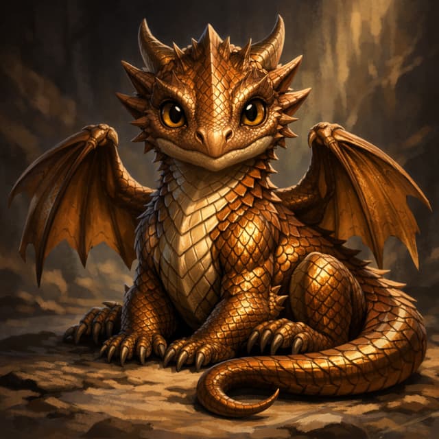 Bronze Dragon Wyrmling