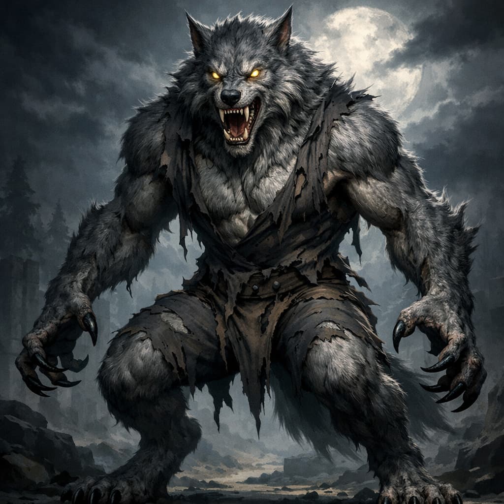 Werewolf, Hybrid Form