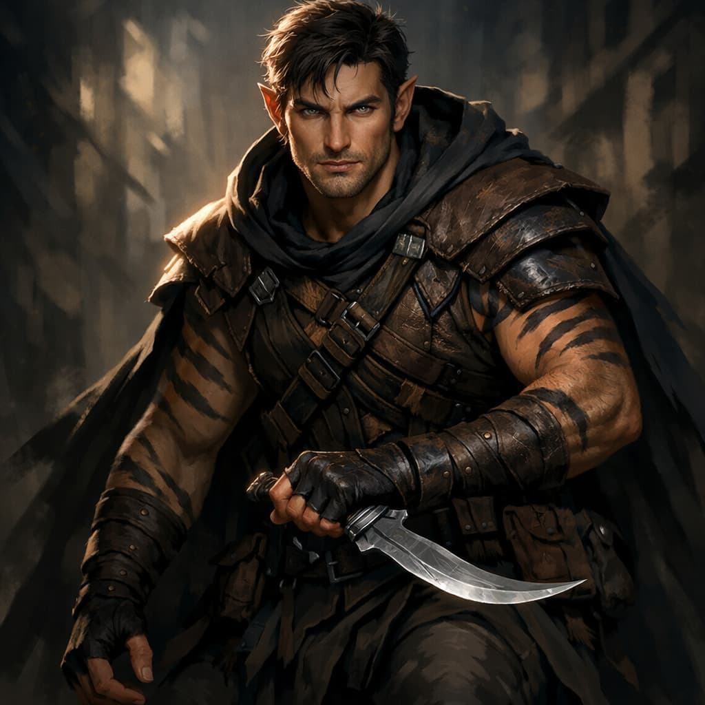 Weretiger, Human Form