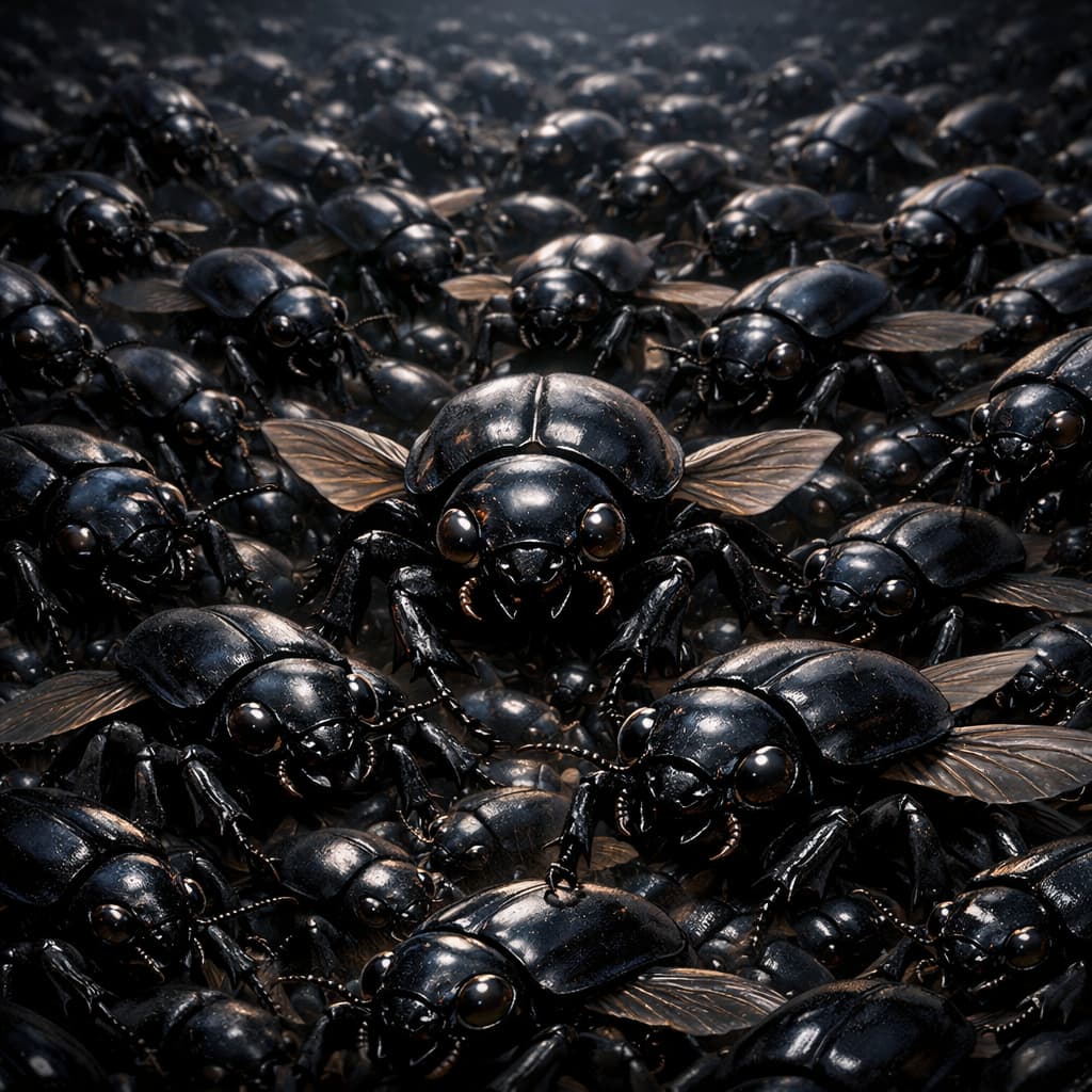 Swarm of Beetles