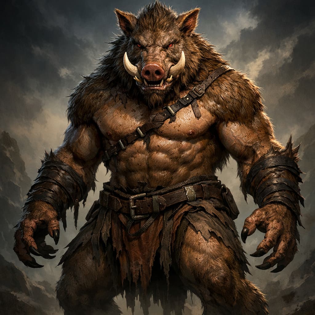 Wereboar, Hybrid Form