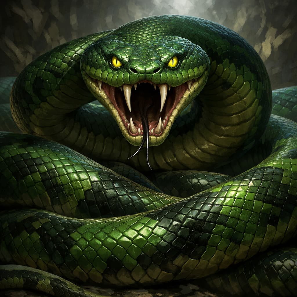 Giant Constrictor Snake