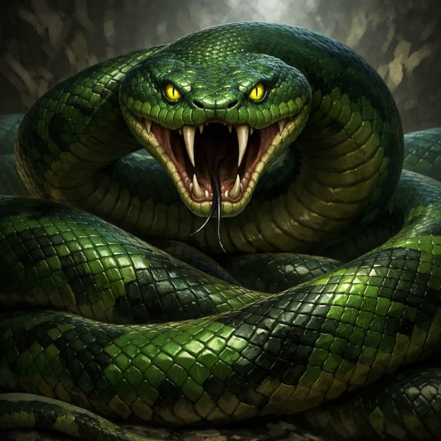 Giant Constrictor Snake