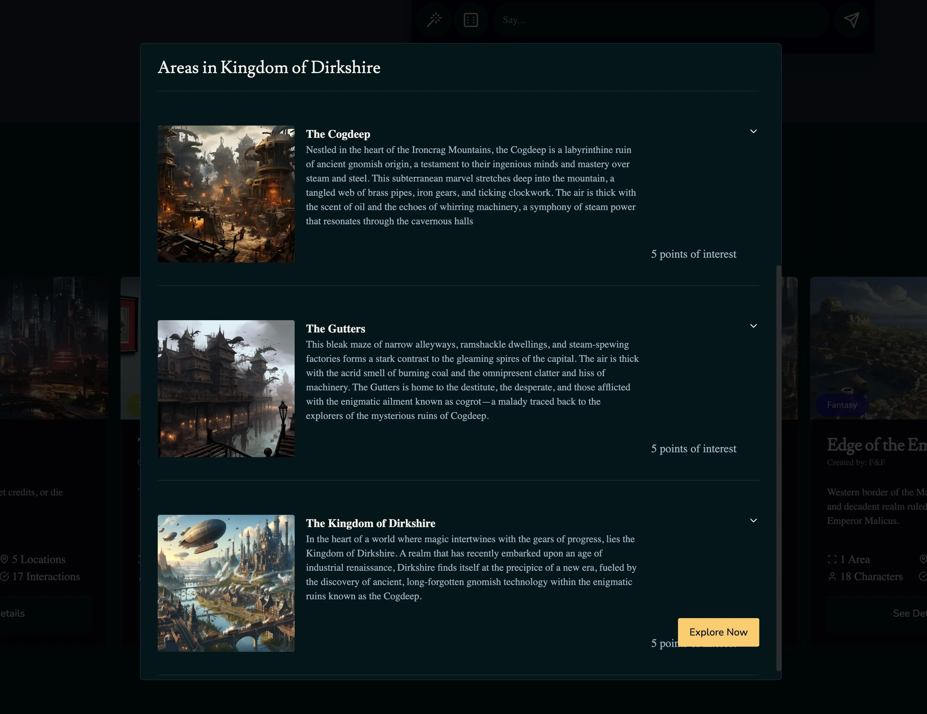 New World: Dirkshire!