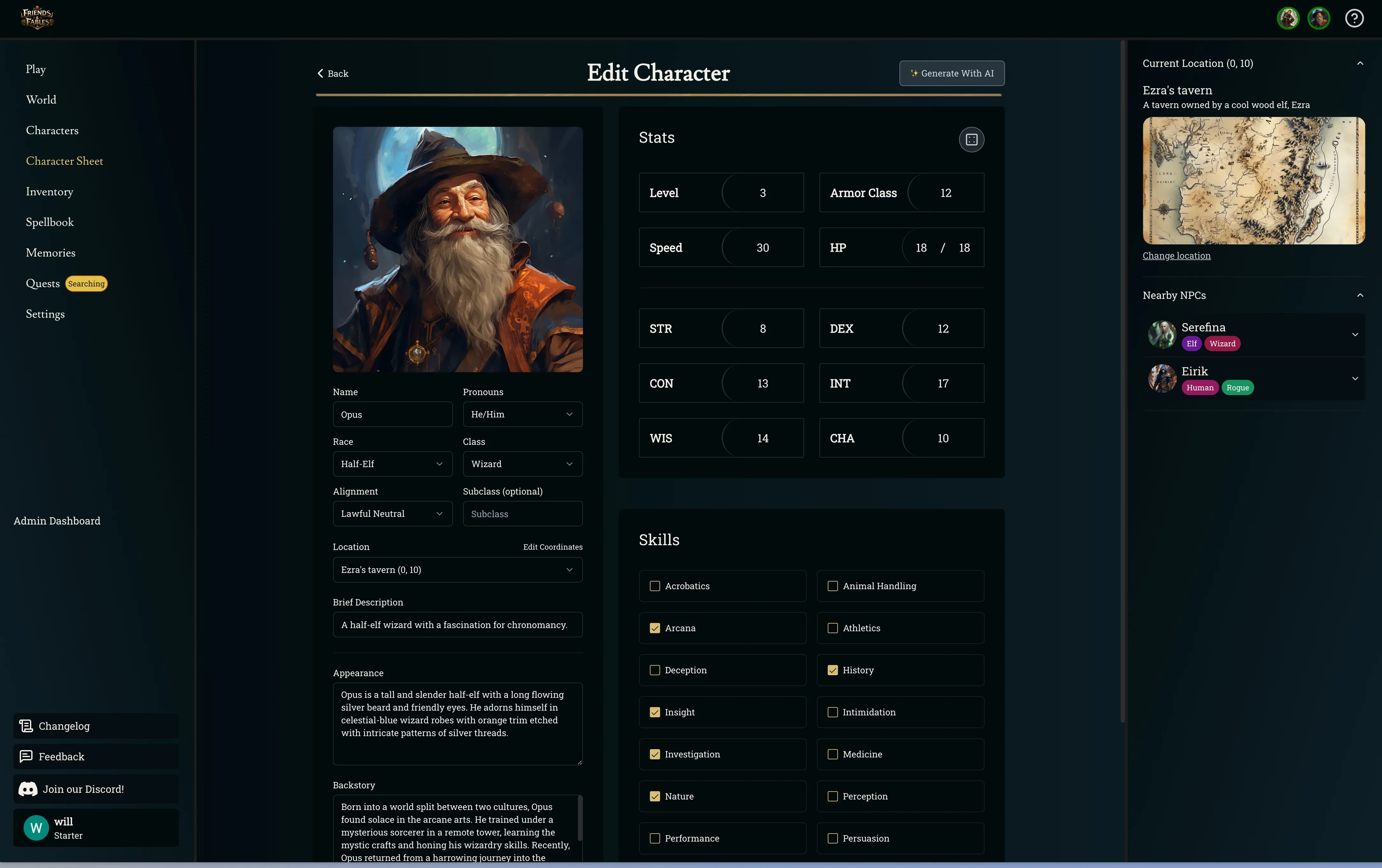Character Sheet Overhaul and more!