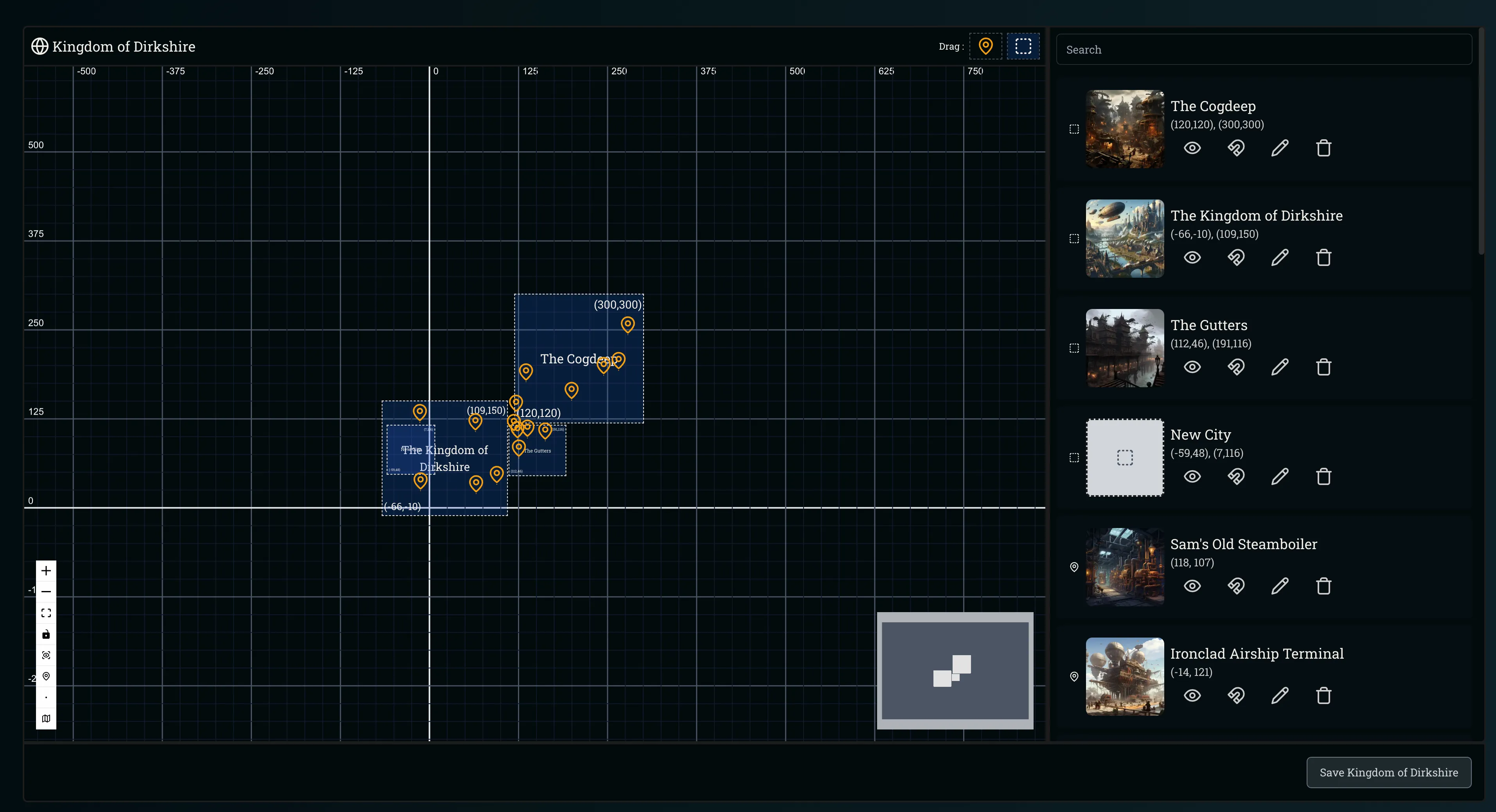 Map Builder + Complete world building refresh!