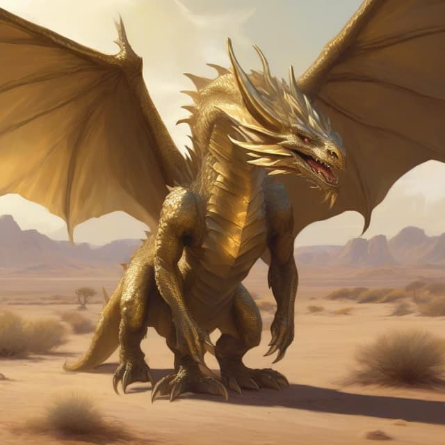 Adult Brass Dragon