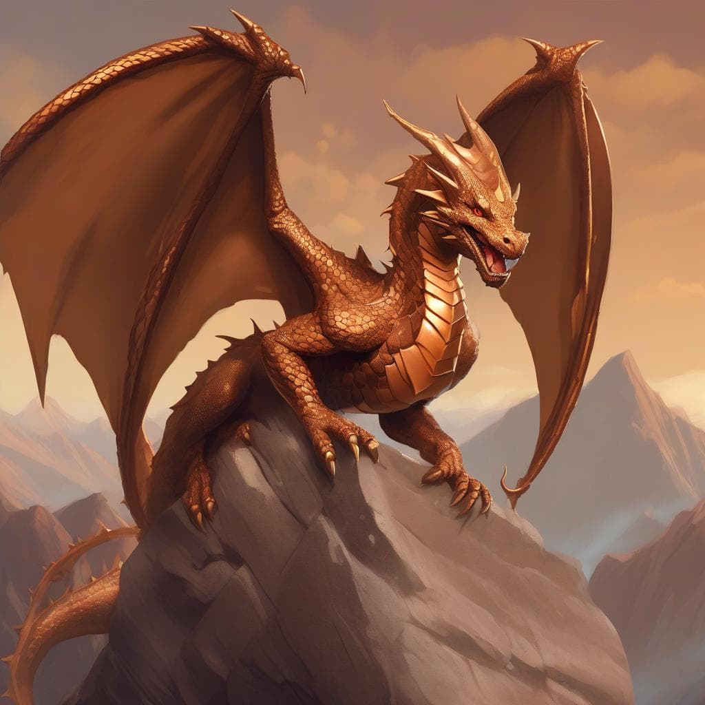 Adult Copper Dragon