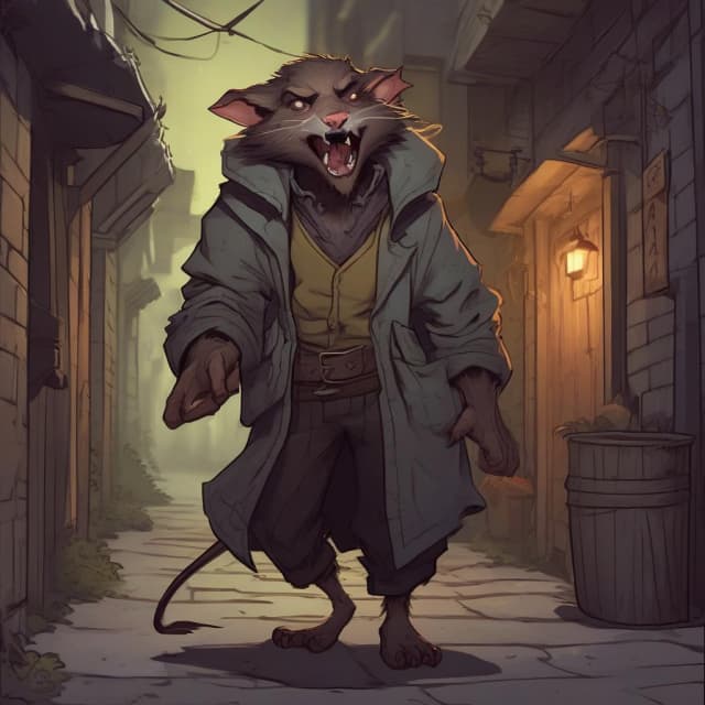 Wererat, Human Form