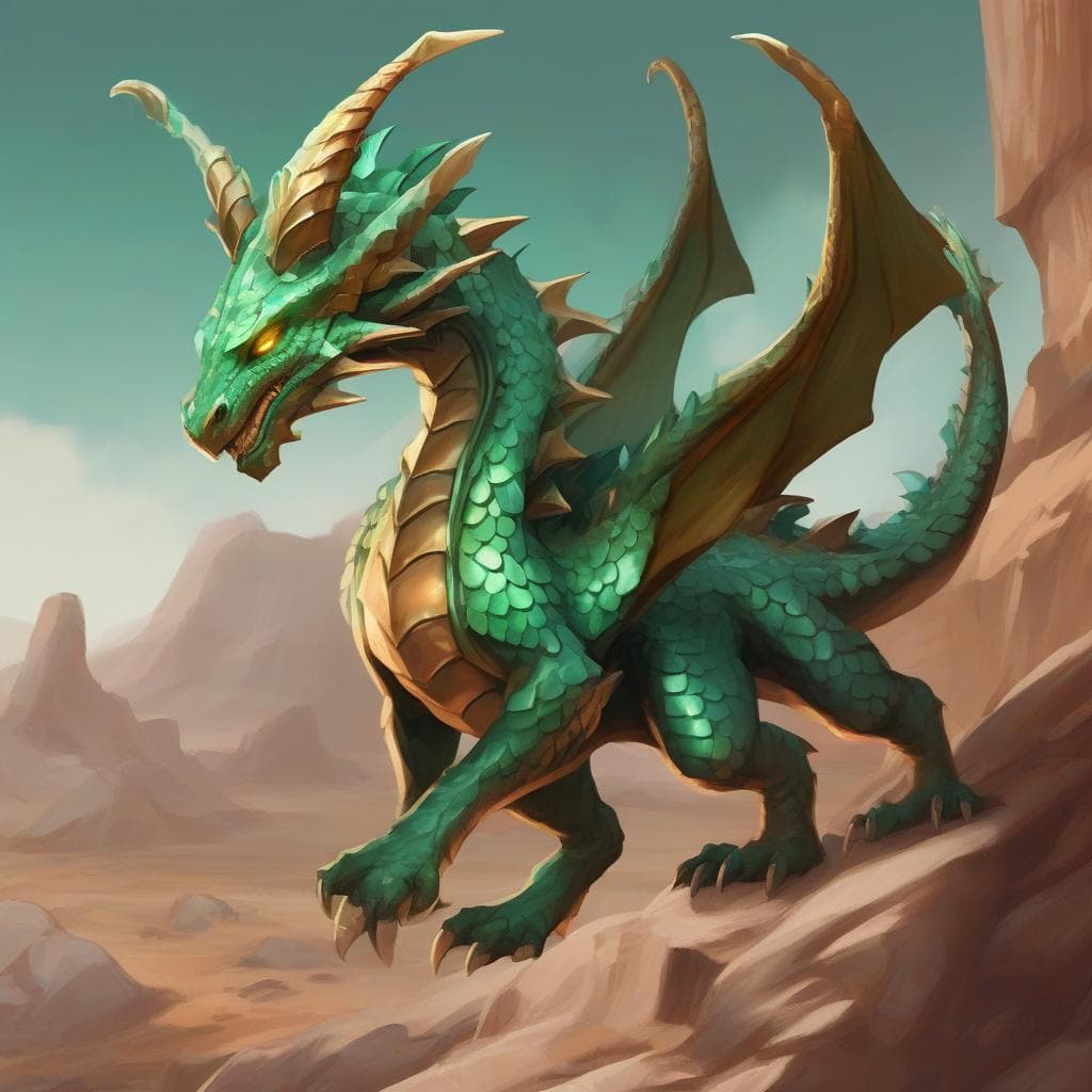 Young Copper Dragon