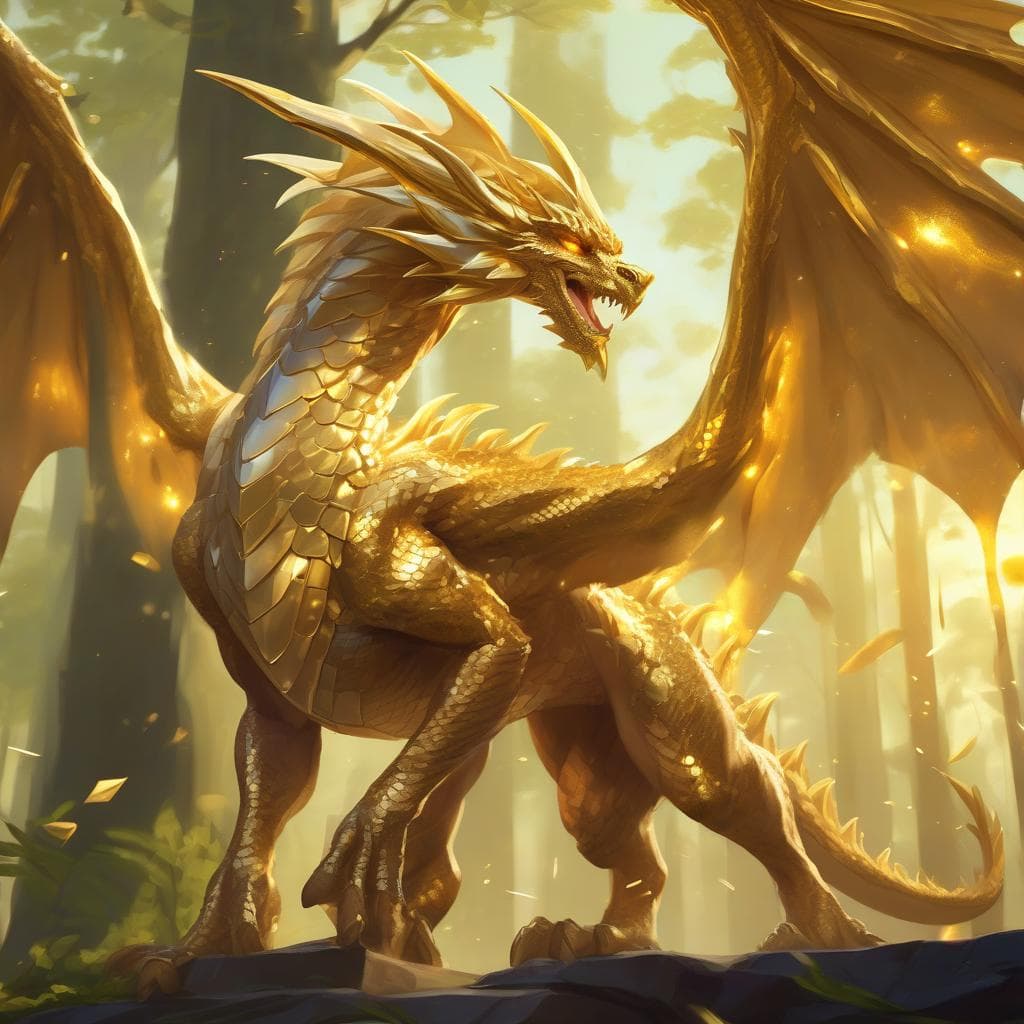 Young Gold Dragon