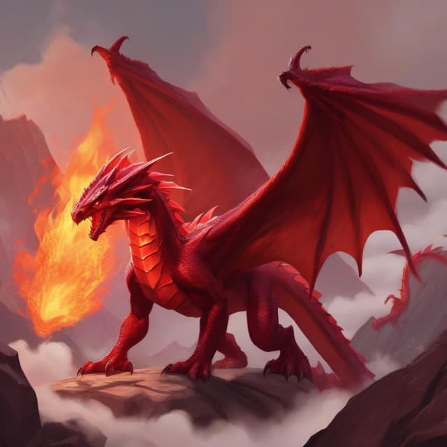 Young Red Dragon