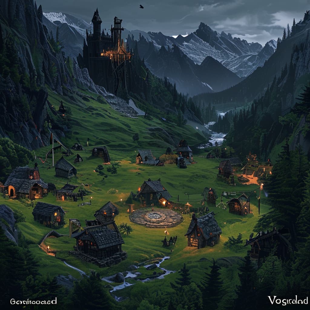 The Kestrel's Reach world illustration
