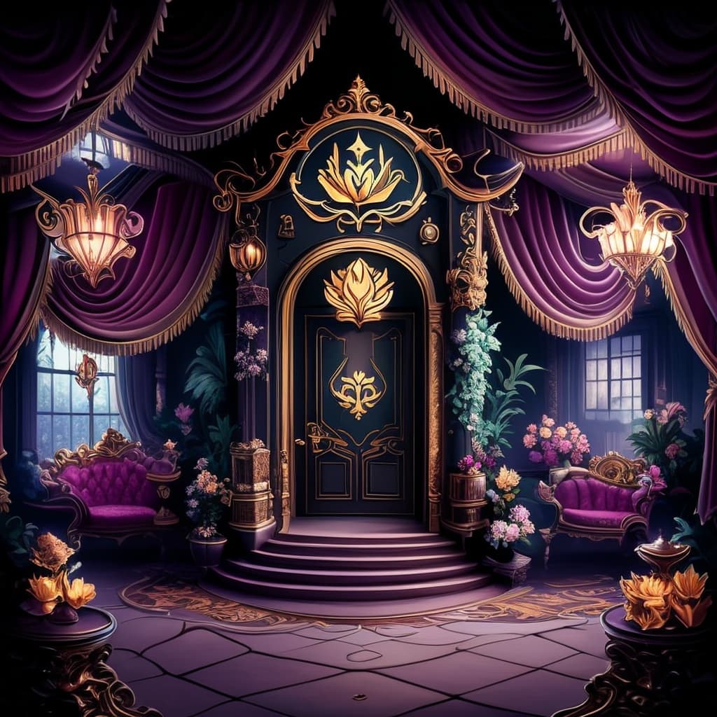 Surprise guests world illustration