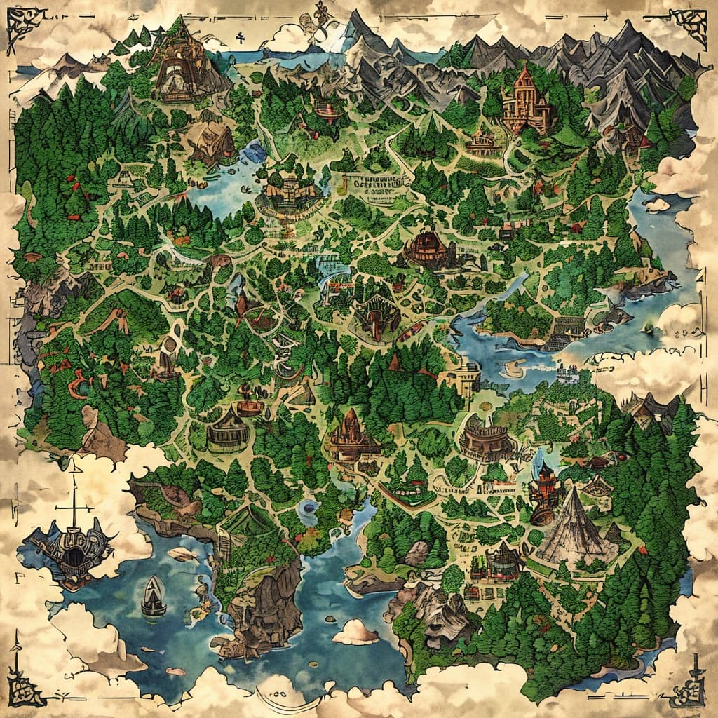 Candle Keep Province world illustration