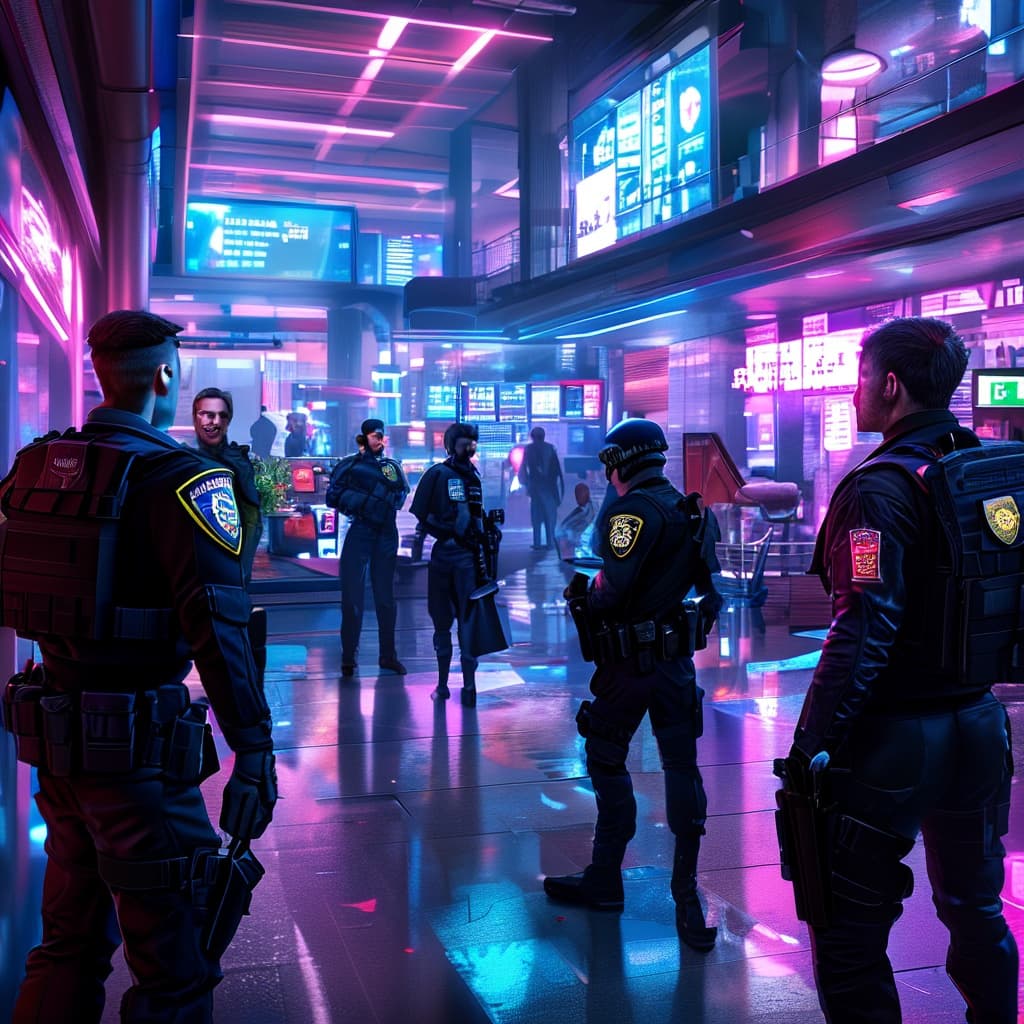 Skyline City (Dispatch) world illustration