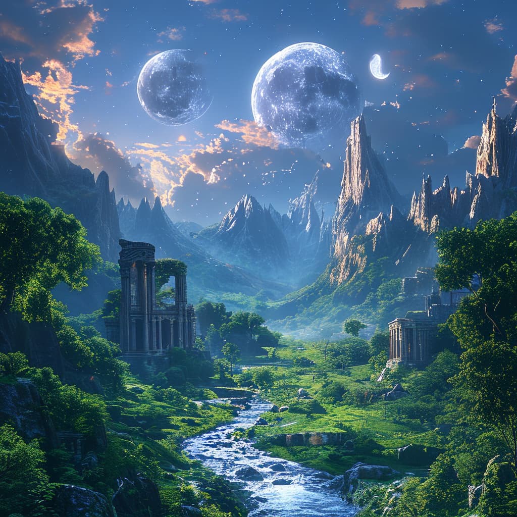 Ninjago city world illustration