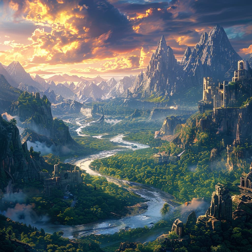 Elturgard's Unseen Schemes world illustration