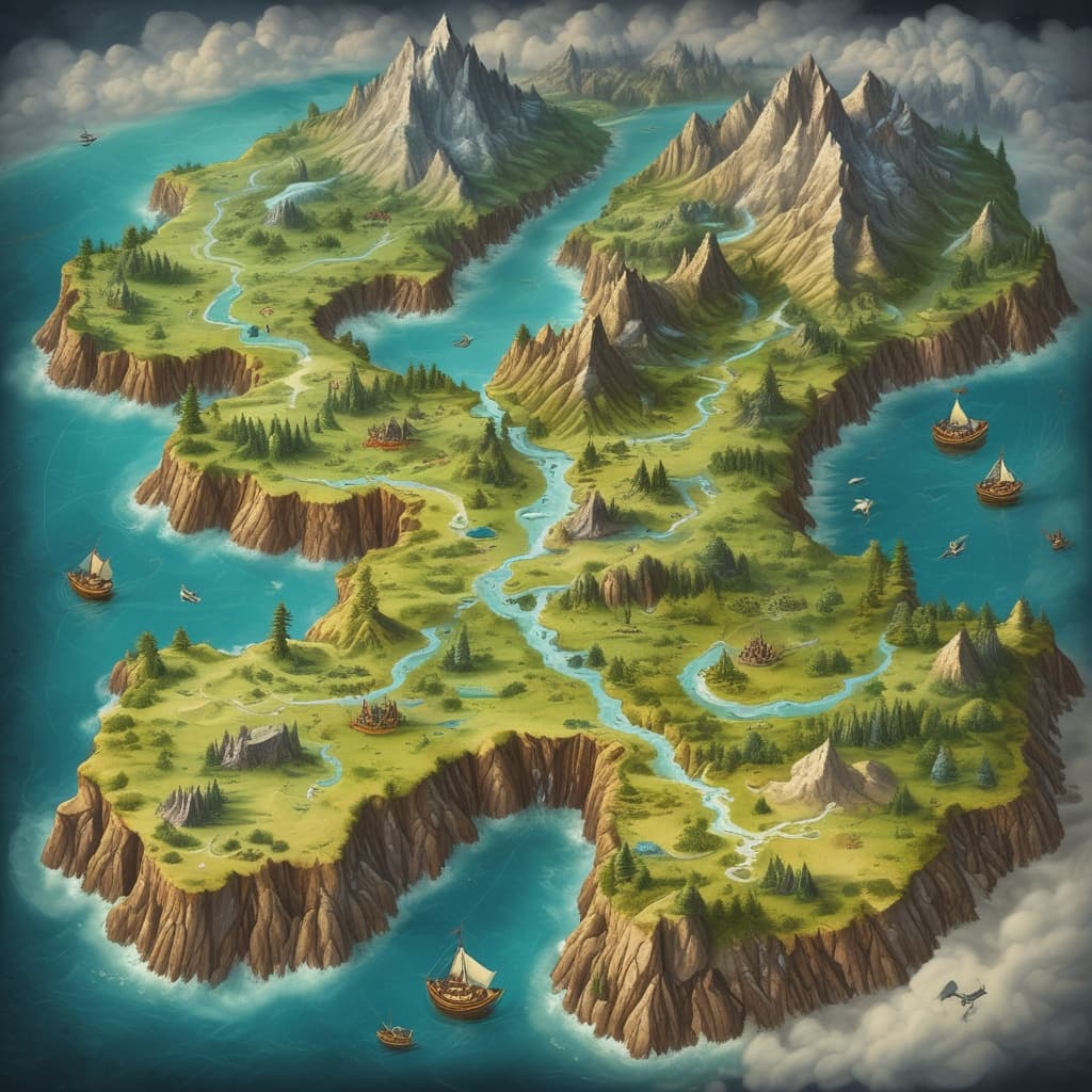 Rivane world illustration