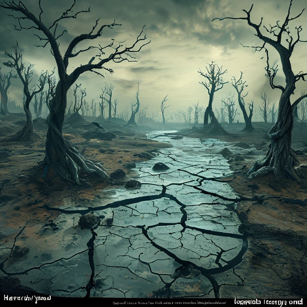 Unhappyland world illustration